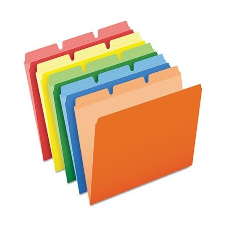 Tops Business Forms Pendaflex, READY-TAB REINFORCED FILE FOLDERS, 1/3-CUT TABS, LETTER SIZE, ASSORTED, 50PK 42338